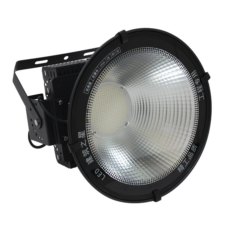 مصباح LED دائري دوار عالي الطاقة من الألومنيوم الصناعي المعاصر المقاوم للماء للفناء الخارجي