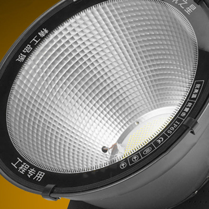 مصباح LED دائري دوار عالي الطاقة من الألومنيوم الصناعي المعاصر المقاوم للماء للفناء الخارجي