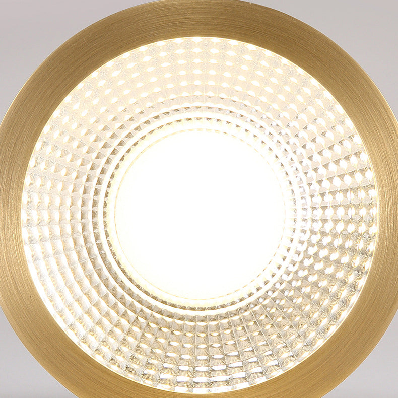 ضوء السقف LED على شكل حصان دائري من النحاس والألومنيوم الصيني التقليدي لغرفة المعيشة