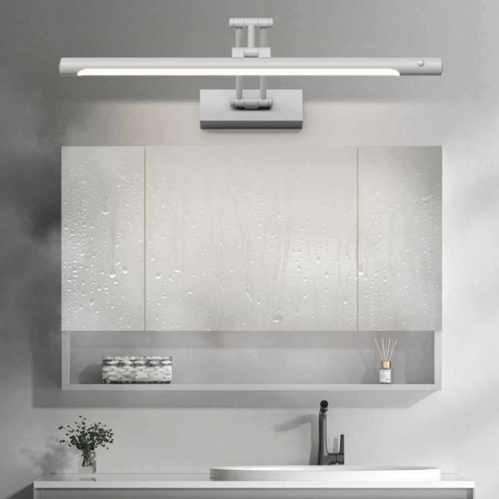 Modern Simplicity Iron PC Waterproof Motion Sensor Adjustable Strip LED Wall Sconce Lamp Vanity Light For Bathroom