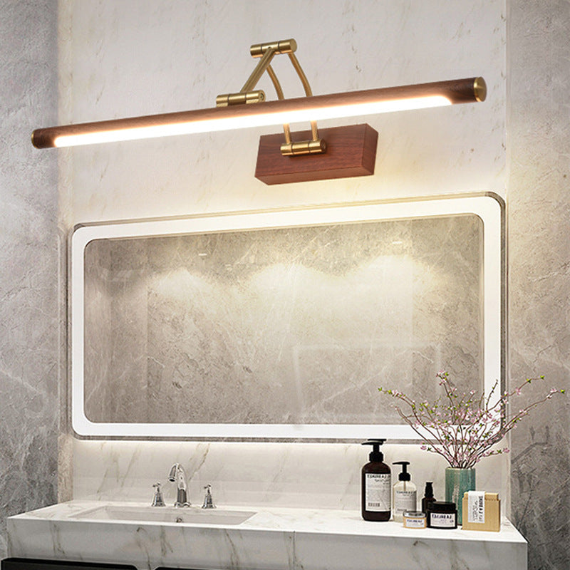 Modern Simplicity Iron Acrylic Foldable Strip LED Wall Sconce Lamp Vanity Light For Bathroom