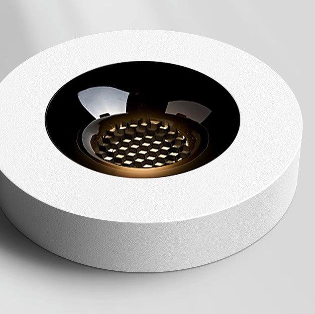 Modern Minimalist Iron Round Honeycomb Spotlight LED Flush Mount Ceiling Light For Hallway