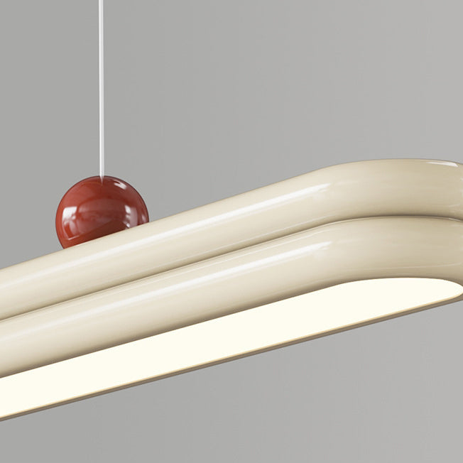 ثريات LED بيضاوية الشكل من طبقتين مصنوعة من خشب المطاط والألومنيوم والبولي فينيل كلوريد (PVC) على الطراز الفرنسي التقليدي لغرفة الطعام