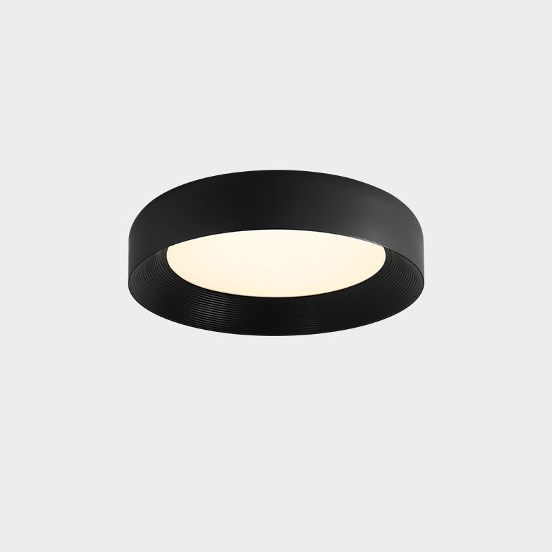 Modern Minimalist Round Iron Acrylic LED Flush Mount Ceiling Light For Bedroom