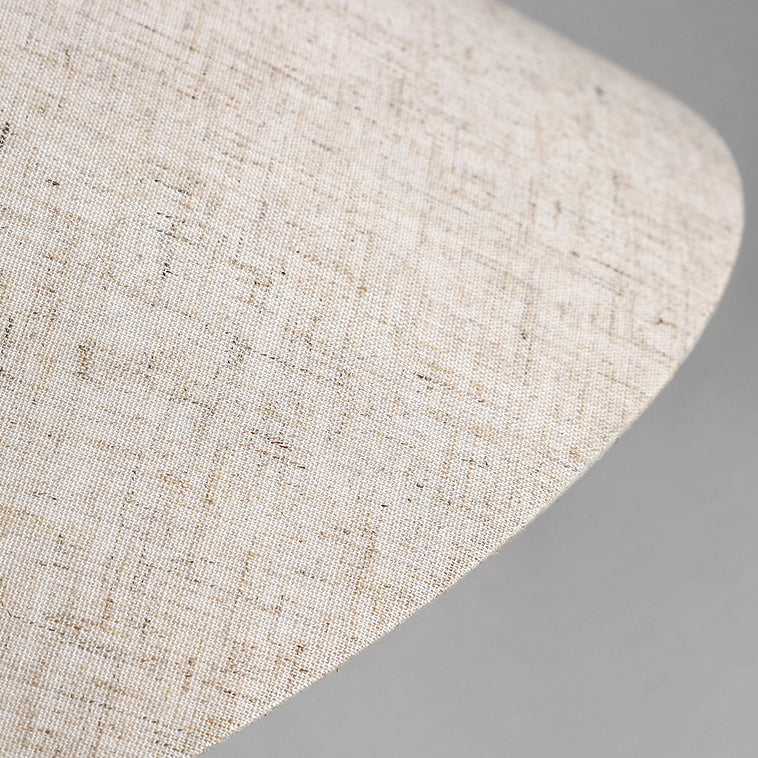 Traditional Vintage Cement Fabric Conic Flower Carved Pot 1-Light Table Lamp For Bedside