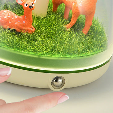 Contemporary Creative Rechargeable ABS Acrylic Cylinder Animal Wedding Portable LED Table Lamp Night Light For Dining Room
