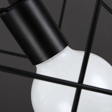 Contemporary Scandinavian Star Cage Iron 1/3 Light Pendant Light For Dining Room