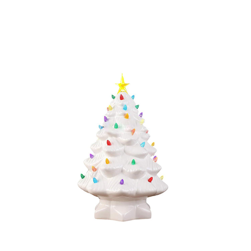 モダンアールデコ調樹脂製クリスマスツリーソケットデコレーションLED壁取り付け用燭台ランプ(寝室用)