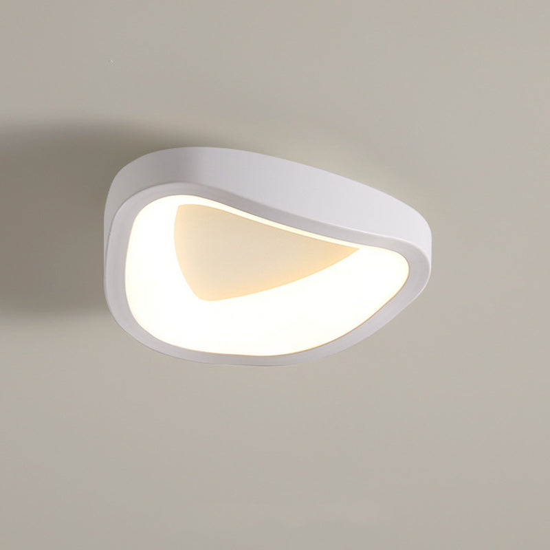 Contemporary Scandinavian Iron Acrylic Flower Round Cloud LED Flush Mount Ceiling Light For Hallway