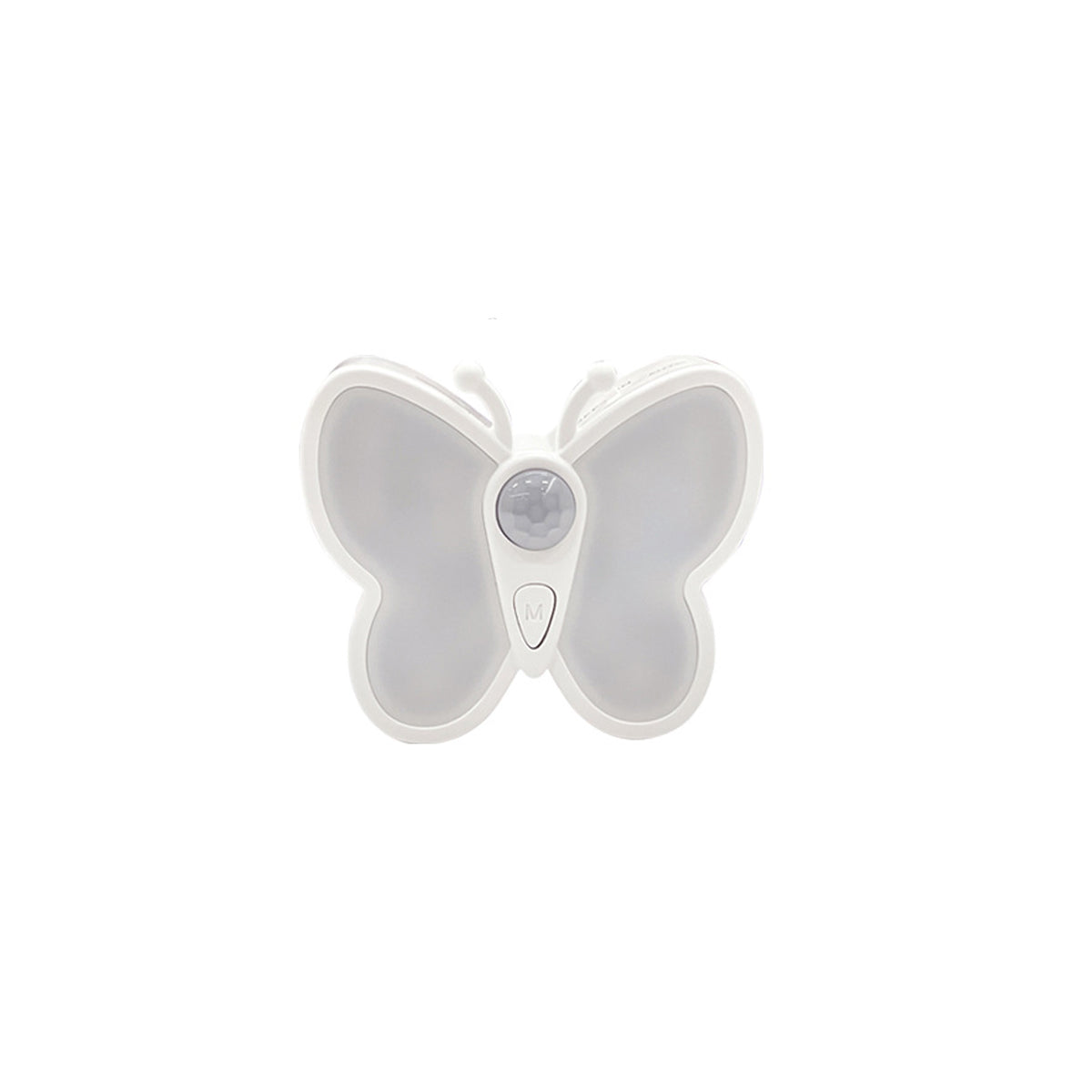 Modern Simplicity Rechargeable Human Sensor Magnetic Plastic Butterfly LED Wall Sconce Lamp Night Light For Bedside