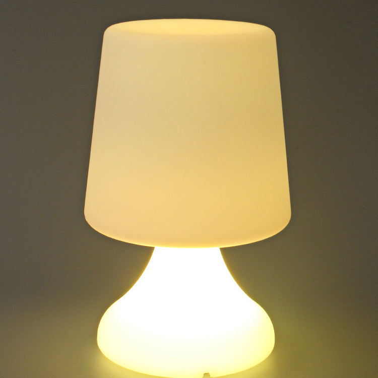 Contemporary Creative Rechargeable PE Wine Cup LED Table Lamp Night Light For Dining Room