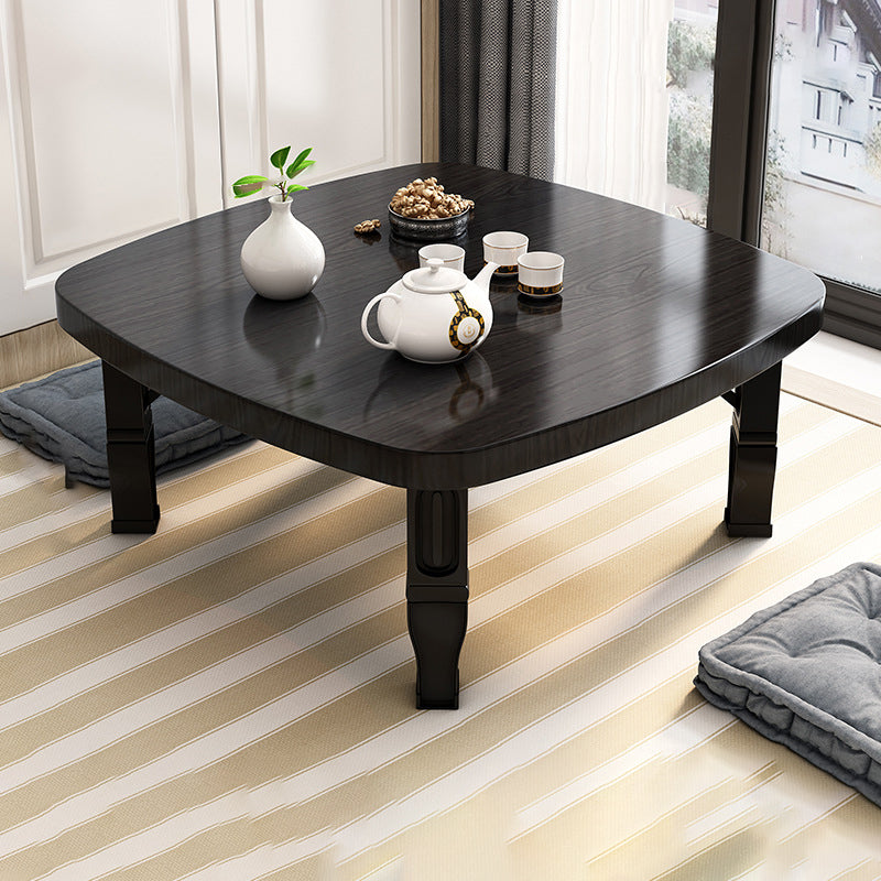 Modern Minimalist Fiberboard PP Square Rectangular Foldable Low Coffee Table For Bedroom Or Window Seating