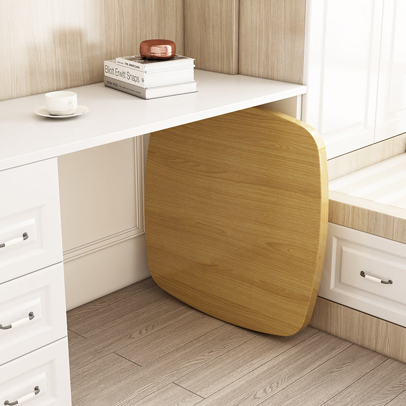 Modern Minimalist Fiberboard PP Square Rectangular Foldable Low Coffee Table For Bedroom Or Window Seating