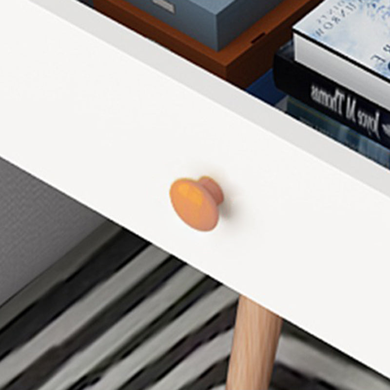 Modern Minimalist Rectangular Density Panel Nightstand For Bedroom
