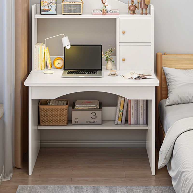 Modern Minimalist Rectangular Medium-Density Fiberboard Makeup Vanity 2 Cabinets For Bedroom