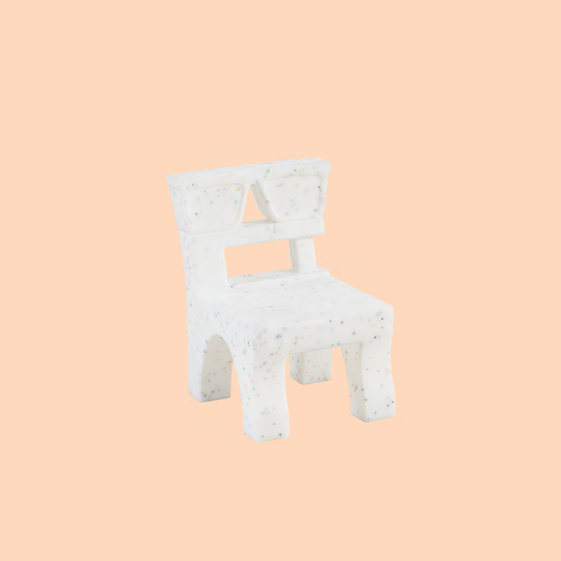Contemporary Nordic Plastic Square Low Stool For Kids Bedroom & Living Room