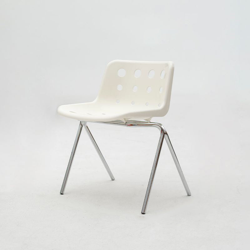 Contemporary Creative Square Cheese Plastic Carbon Steel Dining Chair For Dining Room