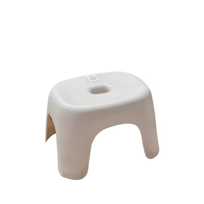 Modern Minimalist Elliptical PP Low Stool Armless Backless For Living Room