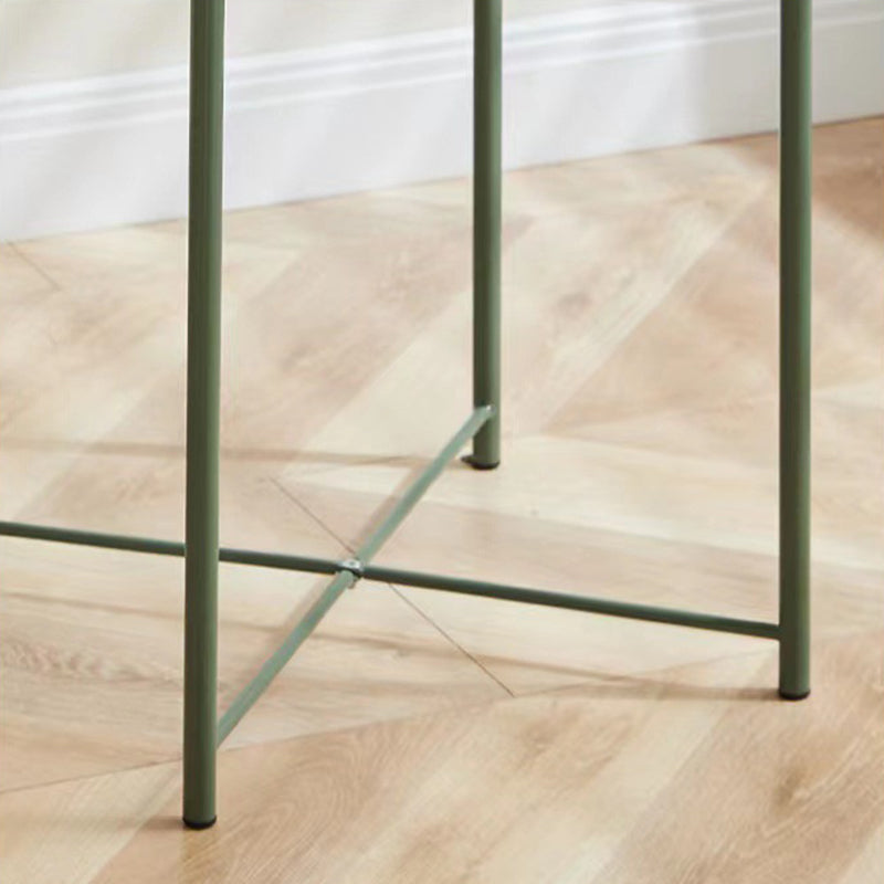 Modern Minimalist Iron Round Side Table For Bedroom & Living Room