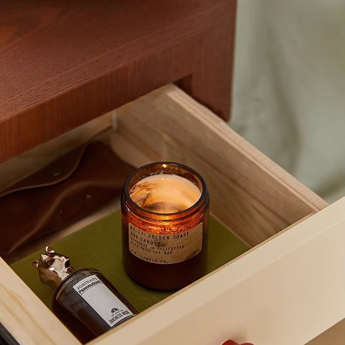 Contemporary Nordic Rounded Square MDF Top Solid Wood Base Nightstand 1-Drawer For Bedroom
