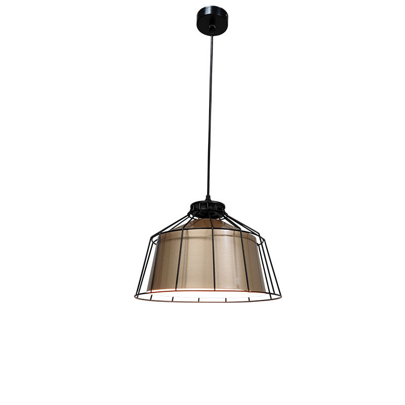 مصباح معلق حديث صناعي من الألومنيوم مزود بمصباح واحد