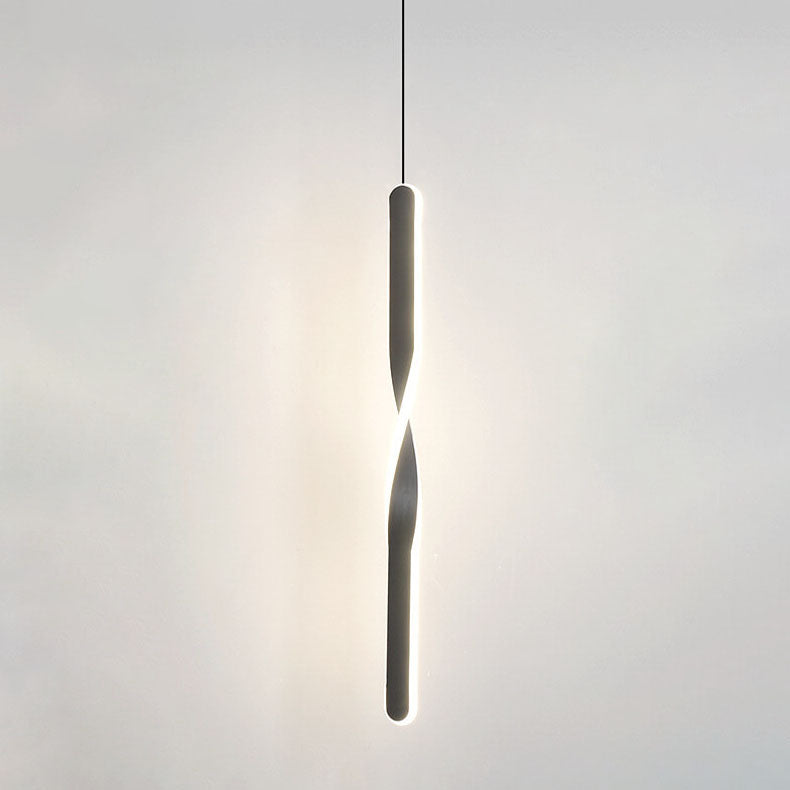 مصباح LED معلق حديث وبسيط مزود بخط واحد