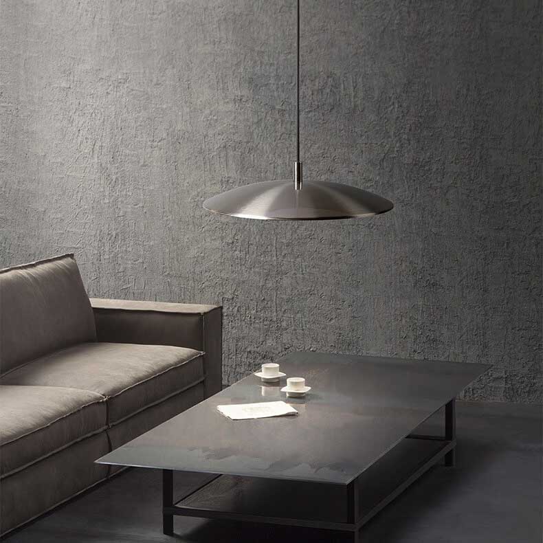 Nordic Round Plate Flying UFO 1-Light LED Pendant Light