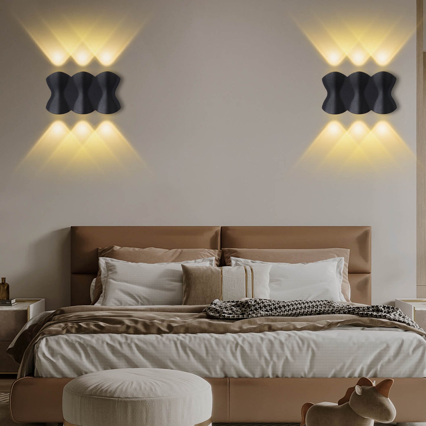 Modern Minimalist Aluminum Waterproof LED Wall Sconce Lamps