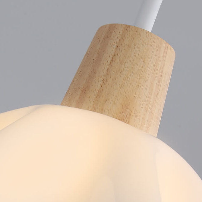 Nordic Creative Flower Glass 1-Light Pendant Light