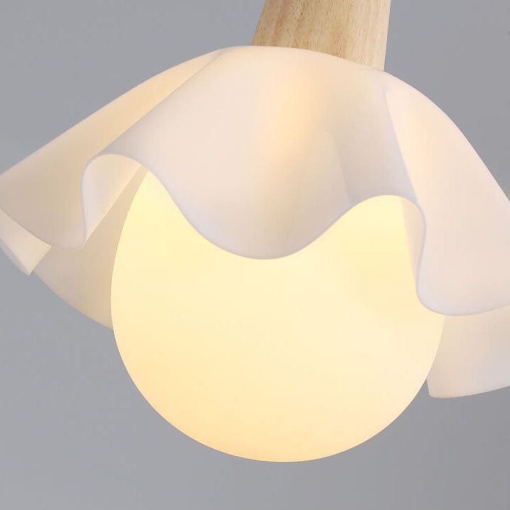 Nordic Creative Flower Glass 1-Light Pendant Light