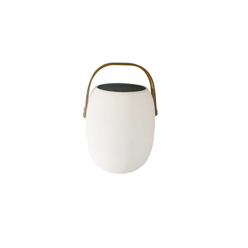 Solar PE Portable Basket LED Outdoor Waterproof Decorative Light