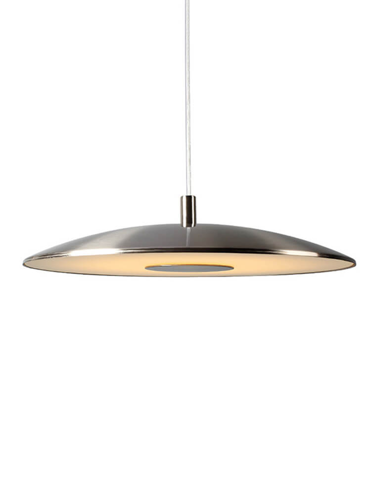 Nordic Round Plate Flying UFO 1-Light LED Pendant Light