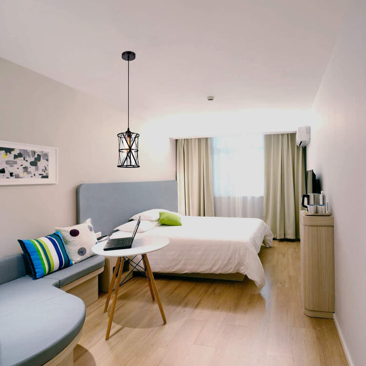 مصباح معلق أسطواني صناعي من الحديد المطاوع مزود بمصباح واحد