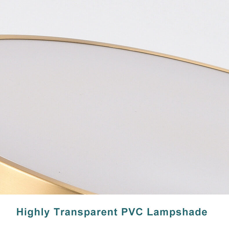 Copper 1-Light Ultra-thin LED Flush Mount Lighting