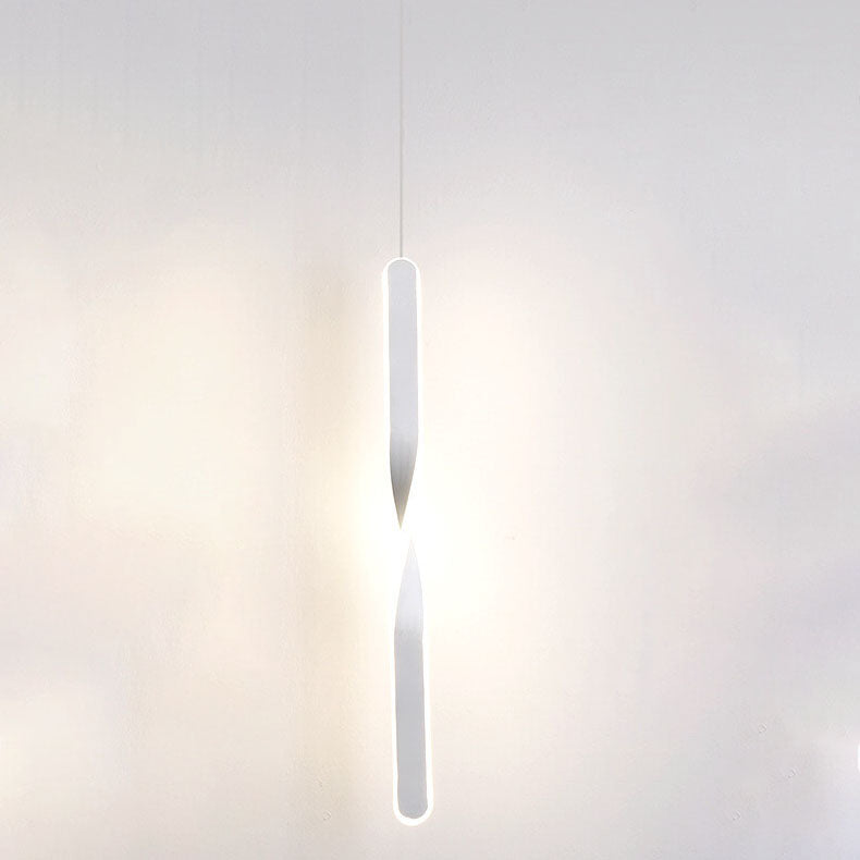 مصباح LED معلق حديث وبسيط مزود بخط واحد