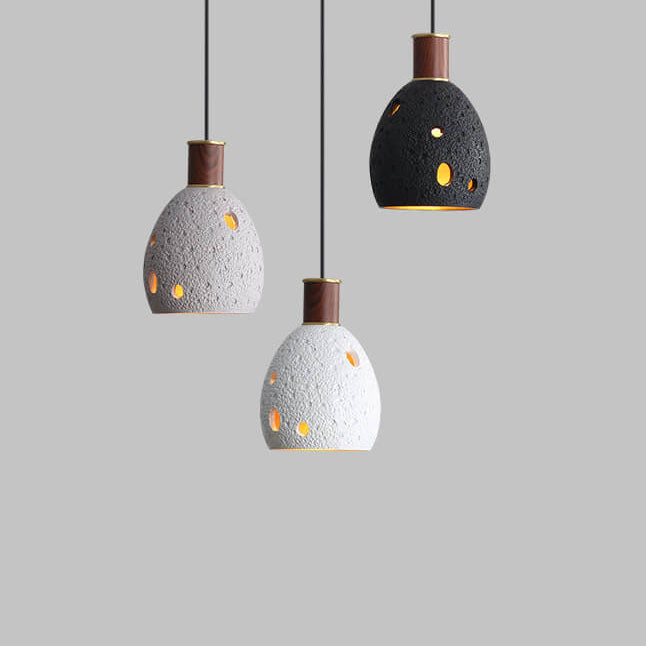 Creative Vintage Resin Dome 1-Light Pendant Light