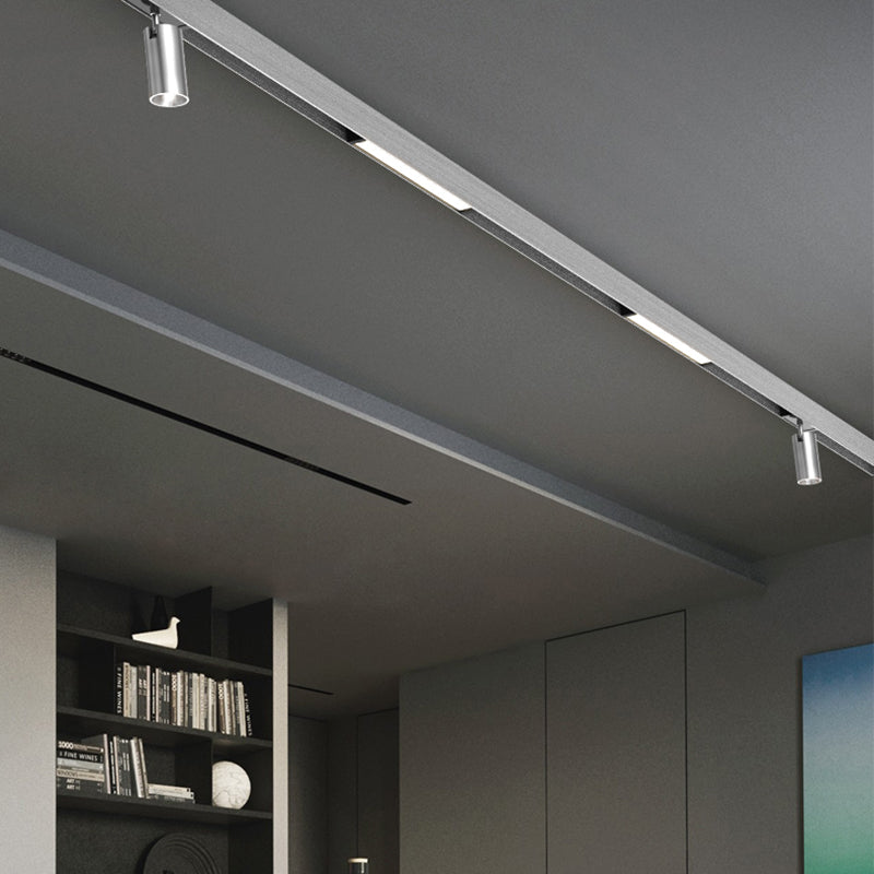 Adjustable Magnetic LED Track Lighting - Minimalist Linear Pendant Light For Home Office