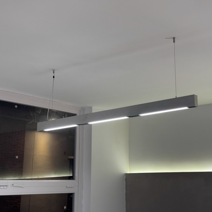 Adjustable Magnetic LED Track Lighting - Minimalist Linear Pendant Light For Home Office
