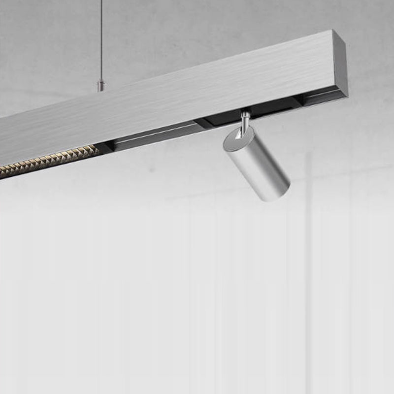 Adjustable Magnetic LED Track Lighting - Minimalist Linear Pendant Light For Home Office