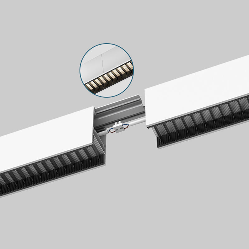 Strip Eye-Care Deep Anti-Glare LED Pendant Light - Minimalist Linear Pendant Light For Home Office