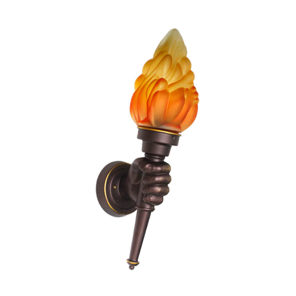Creative Vintage Torch 1- Light Wall Sconce Lamp