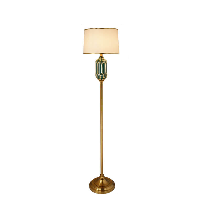 Modern Vertical Ceramic 1-Light Standing Floor Lamp