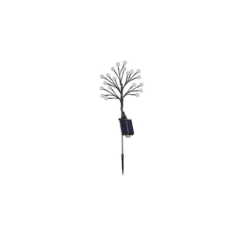 Solar Modern Simple ABS Crystal Branch Outdoor LED Decorative Ground Plug Light