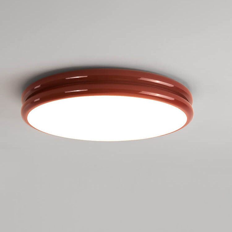 Modern Eye Care Children's Wrought Iron Round LED Flush Mount Lighting