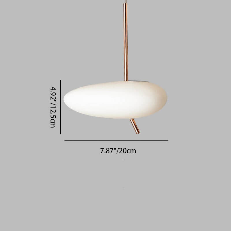 Contemporary Nordic Iron Pebbles LED Pendant Light For Bedroom