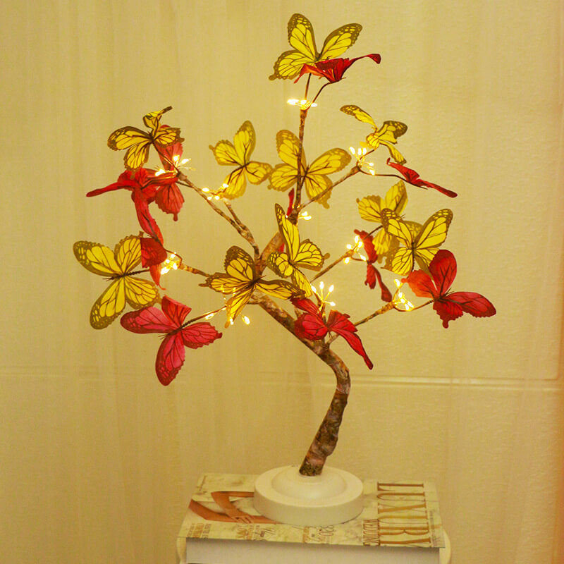 Creative Butterfly LED Tree Light Table Lamp