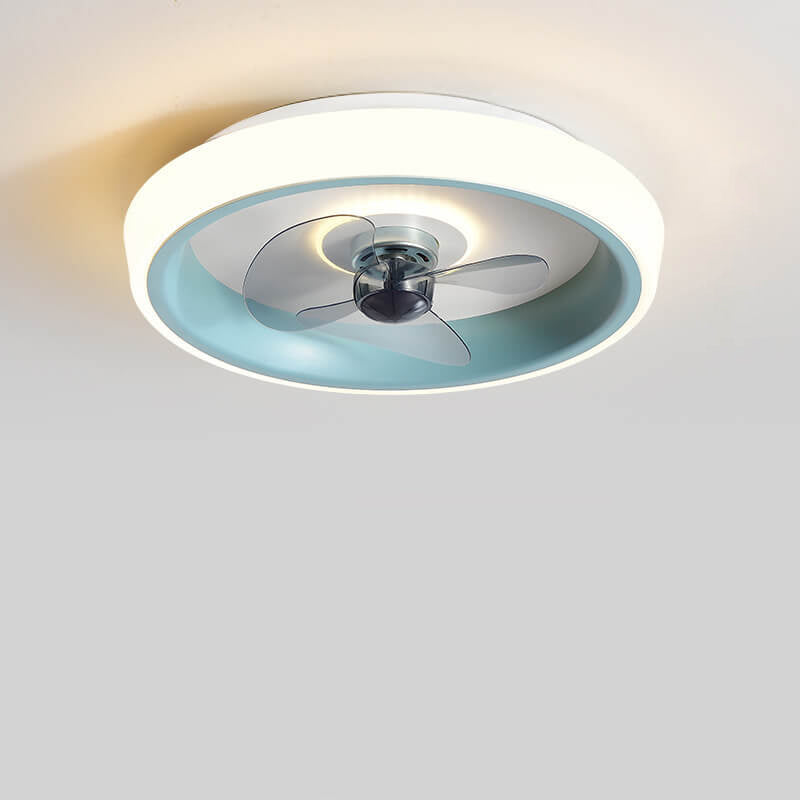 مروحة إضاءة LED خفيفة الوزن وحديثة من الأكريليك