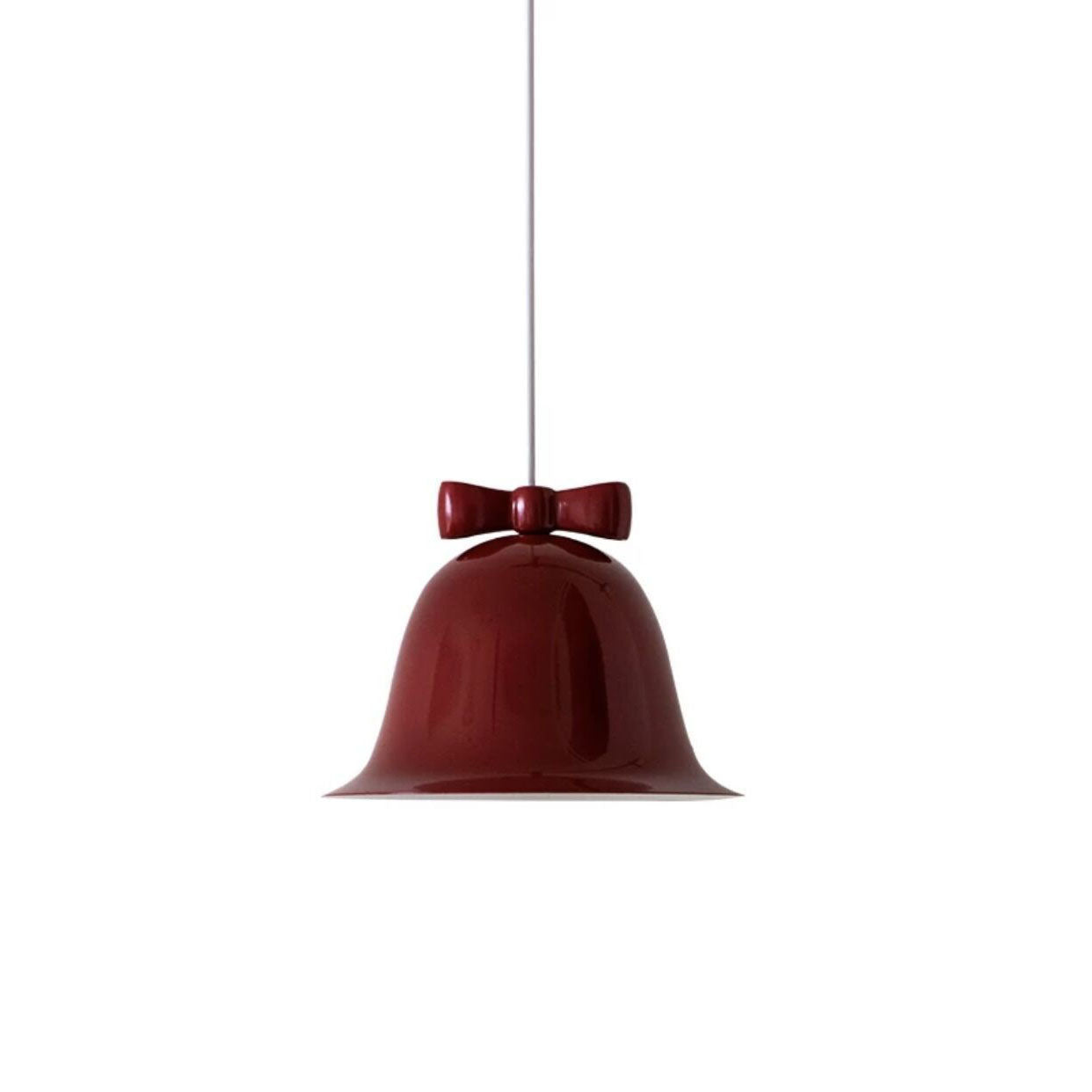 Modern Minimalist Bow Bells Iron 1-Light Pendant Light For Bedroom