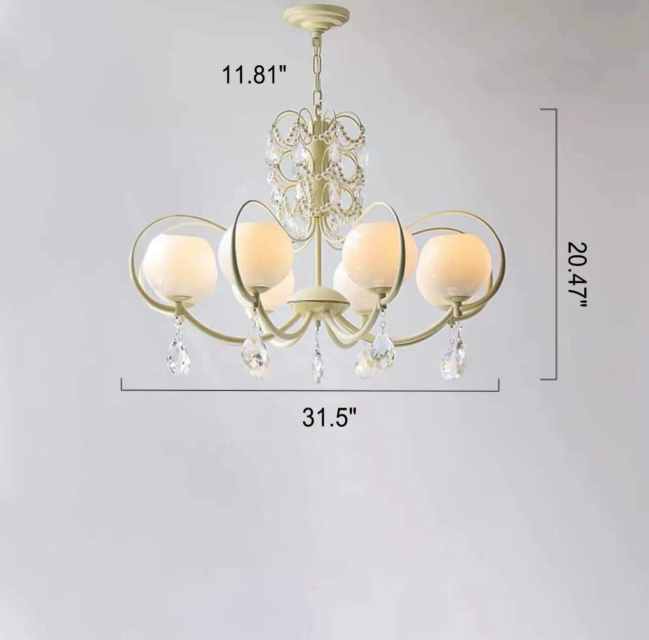 French Style Light Luxury Retro Court 6/8 Light Chandeliers