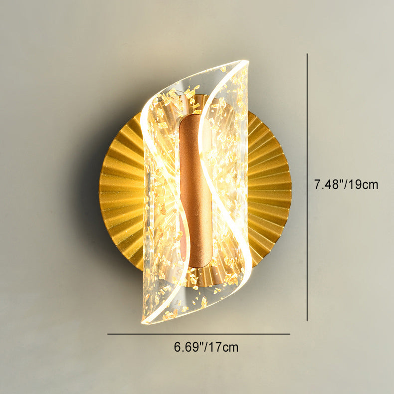 Contemporary Luxury Hardware Acrylic Butterfly LED Wall Sconce Lamp For Bedroom